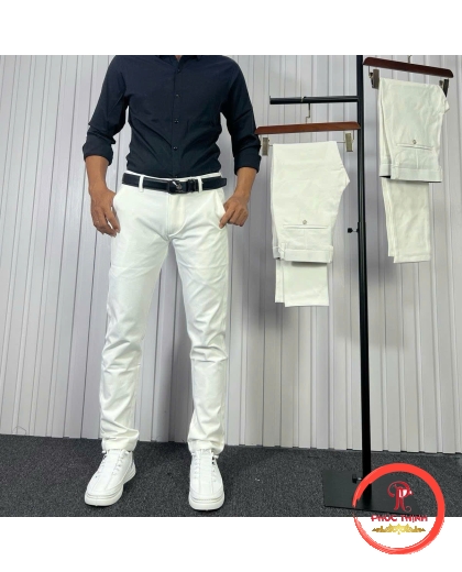 Quần tây 2 chiều trắng
