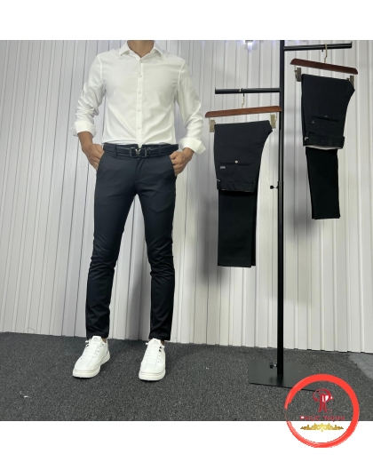 Quần tây 2 chiều đen